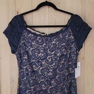 NWT Navy Lace Dress 14